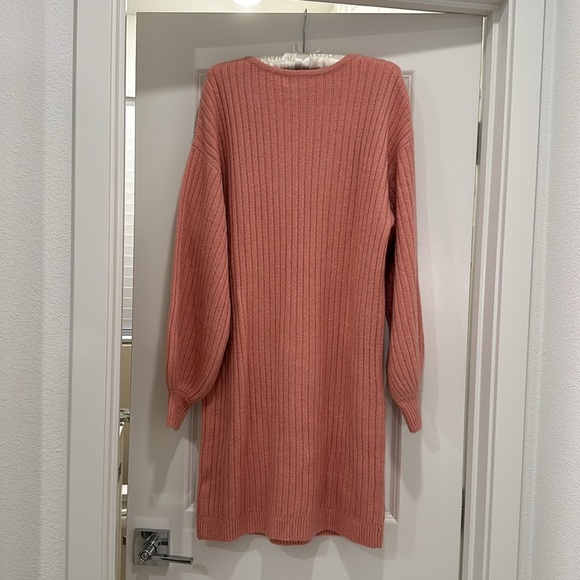 Rachel Parcell pink sweater dress, size s NWT - Picture 2 of 3